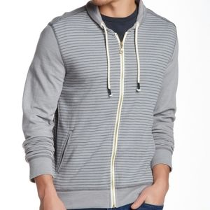 HOWE | Men's Grey Zip Sweater Size S